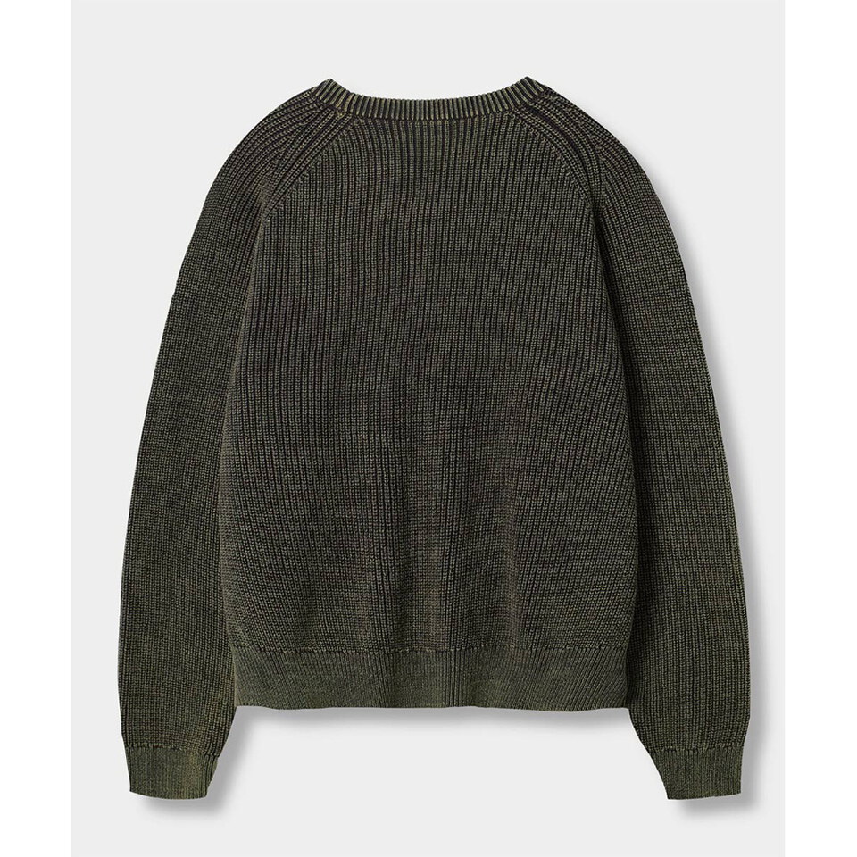 圓領針織上衣 VLAD PIGMENT RAGLAN HACHI ROUND KNIT