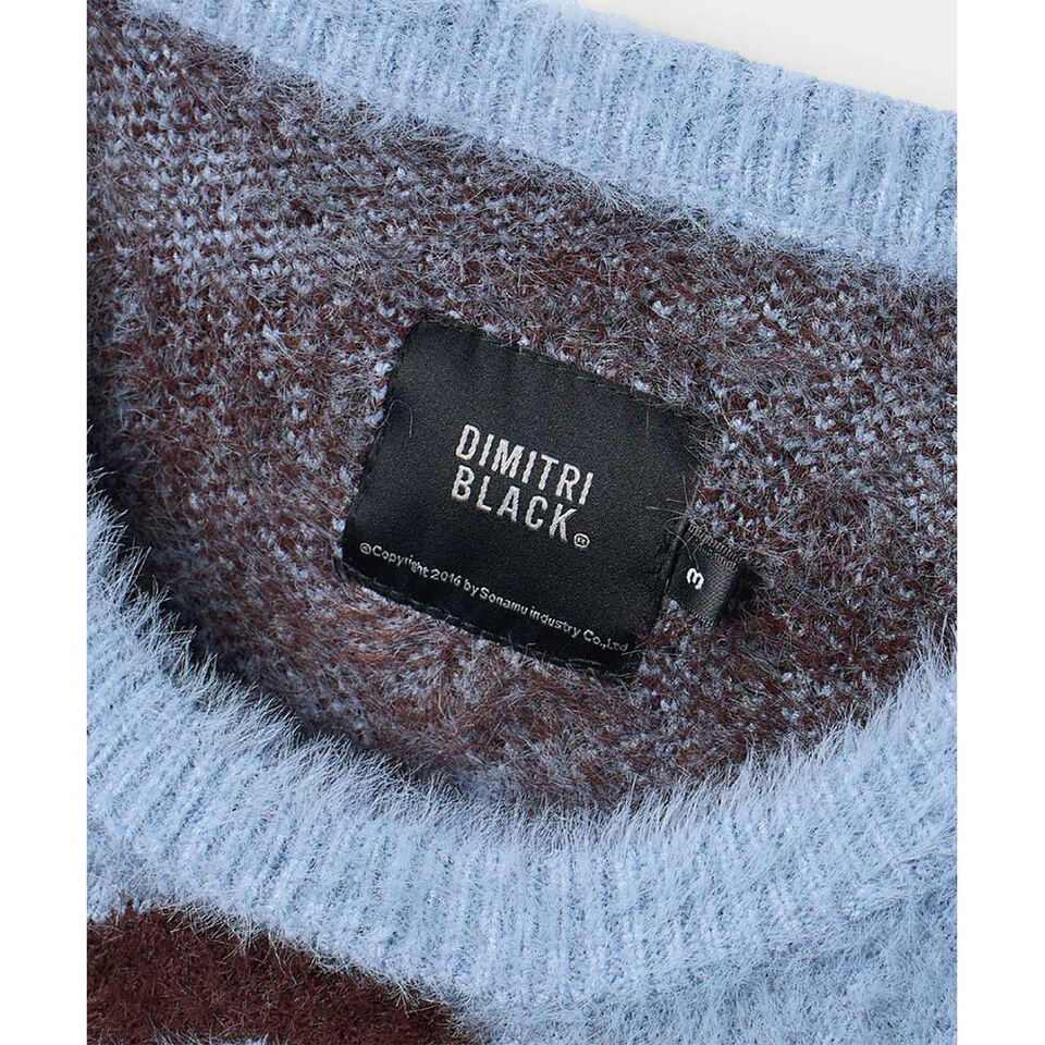 針織上衣 ESSENTIAL HAIRY ROUND KNIT WAVE