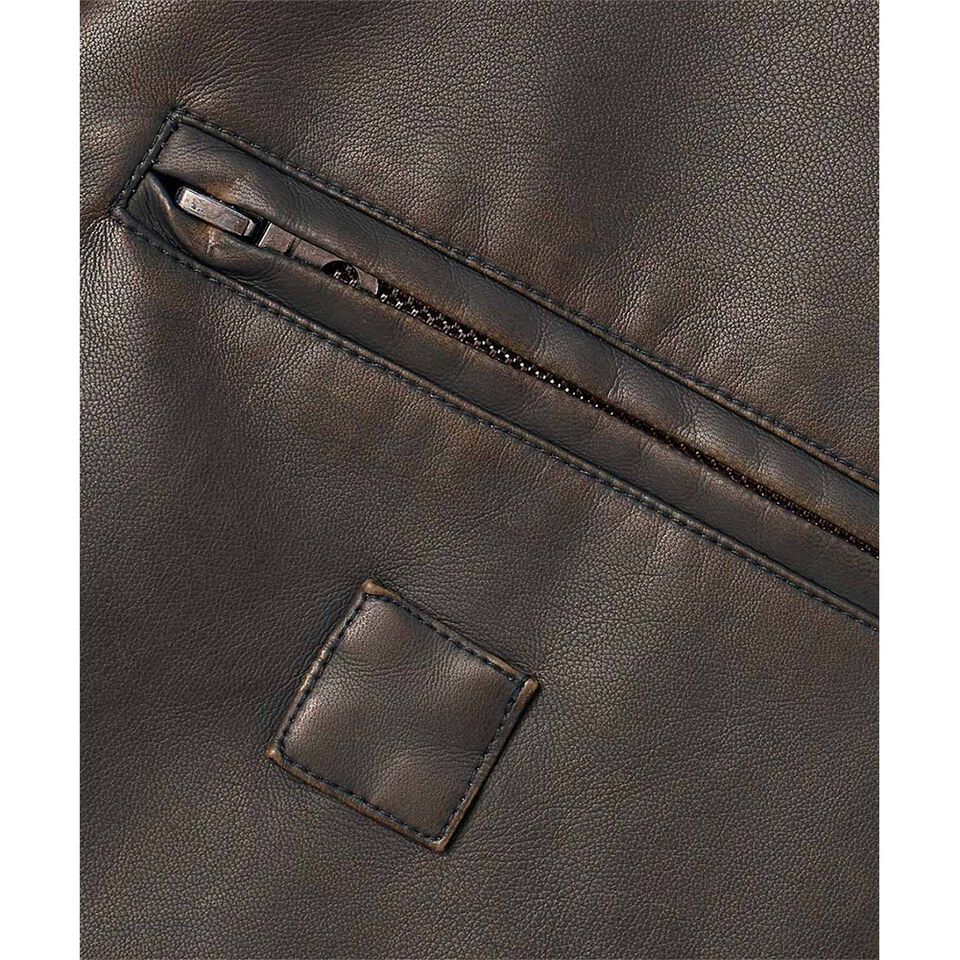 仿皮革工裝外套 FAUX LEATHER DETROIT WORK JACKET