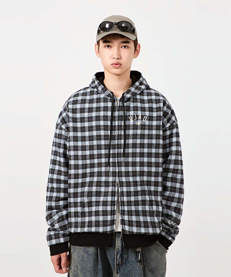 DMB1126-252 雙面連帽外套 VLAD REVERSIBLE LOGO HOODIE ZIP-UP_BLACK