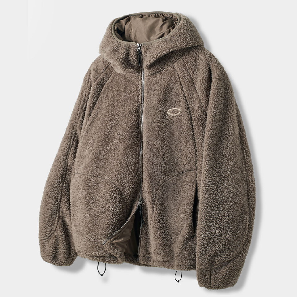 羊羔絨連帽外套 SHERPA FLEECE SLASH HOODED JACKET