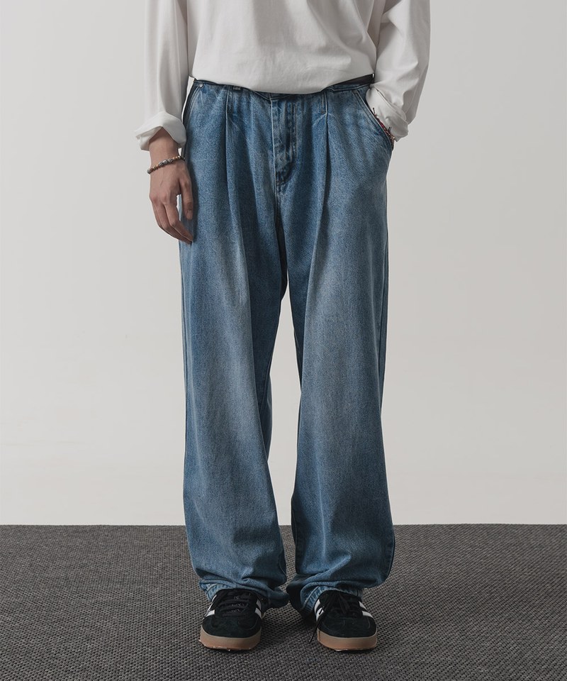 DMB1402-232 寬版牛仔長褲 ALL-SUNDAY WIDE DENIM PANTS