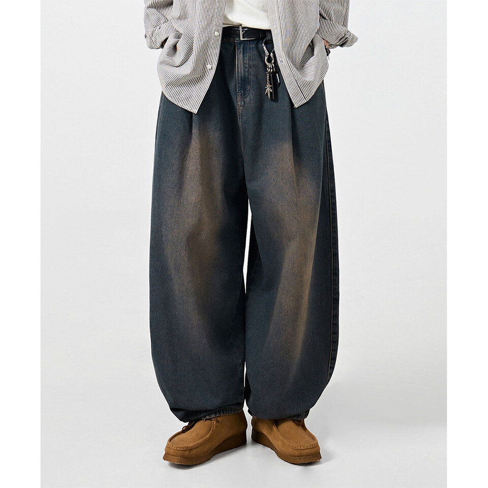 DMB1414-252 氣球牛仔褲 ASI ESSENTIAL CURVED BALLOON DENIM PANTS