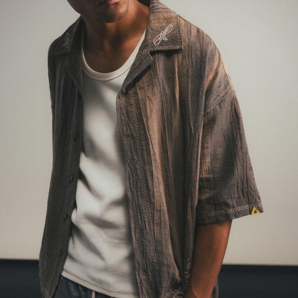 刺繡開領襯衫 Relaxed Earthy Shirt