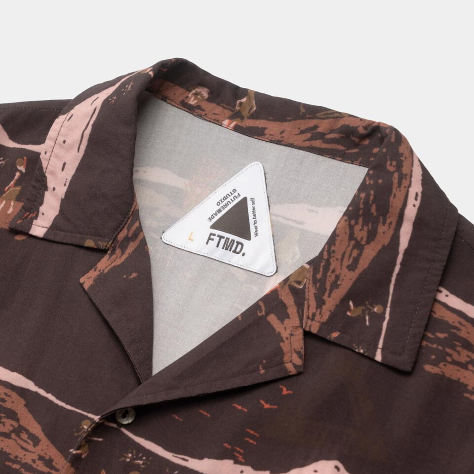 石紋開領襯衫 Pebble Shirt