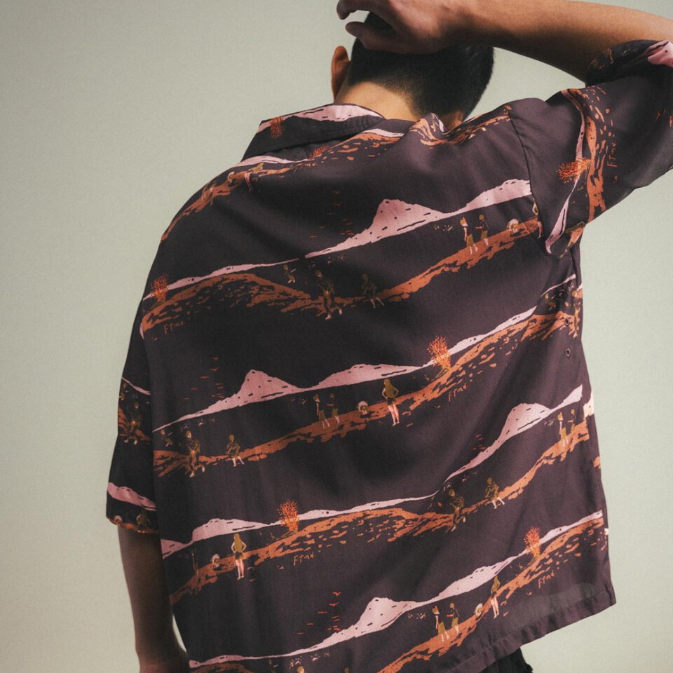 石紋開領襯衫 Pebble Shirt