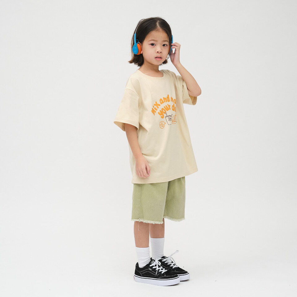 防曬涼感 美芝城 x plain-me 早安晨之美小童TEE2.0