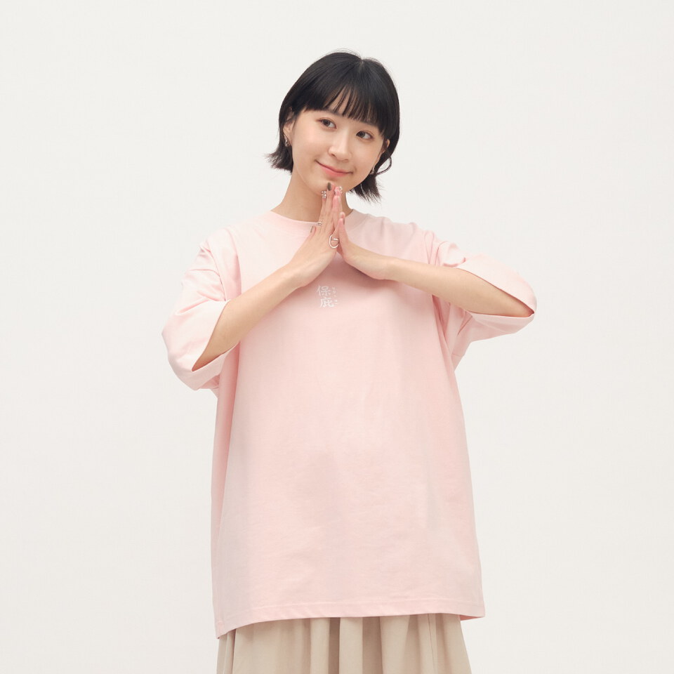 JNP01146-261 防曬涼感 桃花大神保庇愛情短袖TEE2.0
