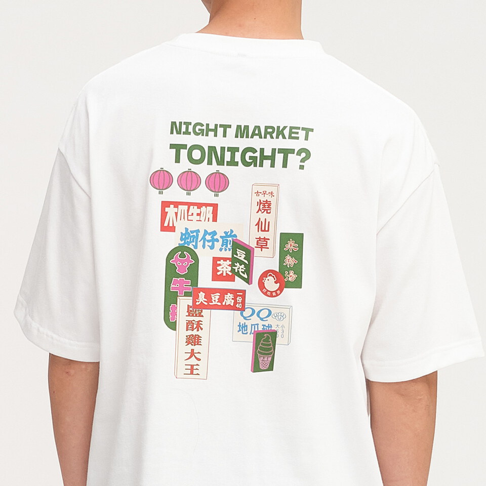 防曬涼感 夜市招牌短袖TEE2.0