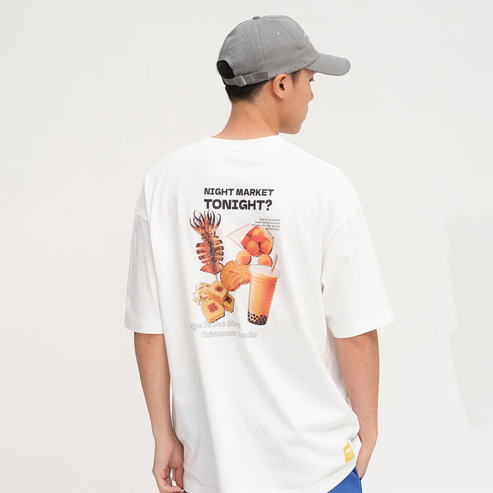 防曬涼感 夜市食物圖鑑TEE2.0
