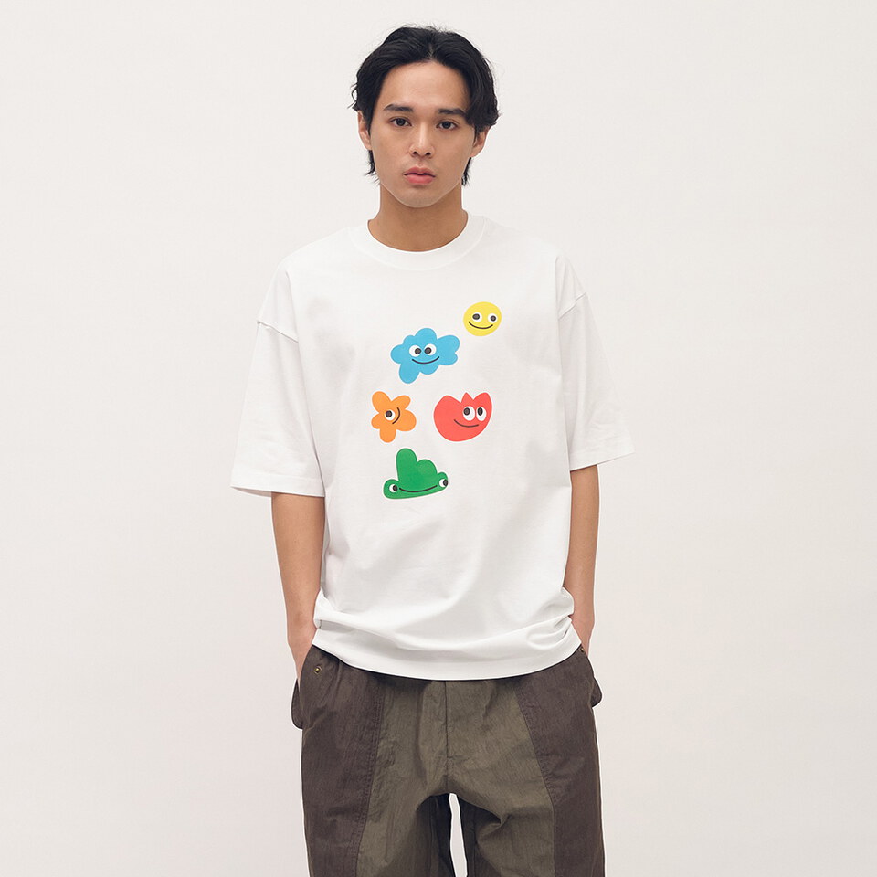 防曬涼感 心花朵朵開圖TEE2.0