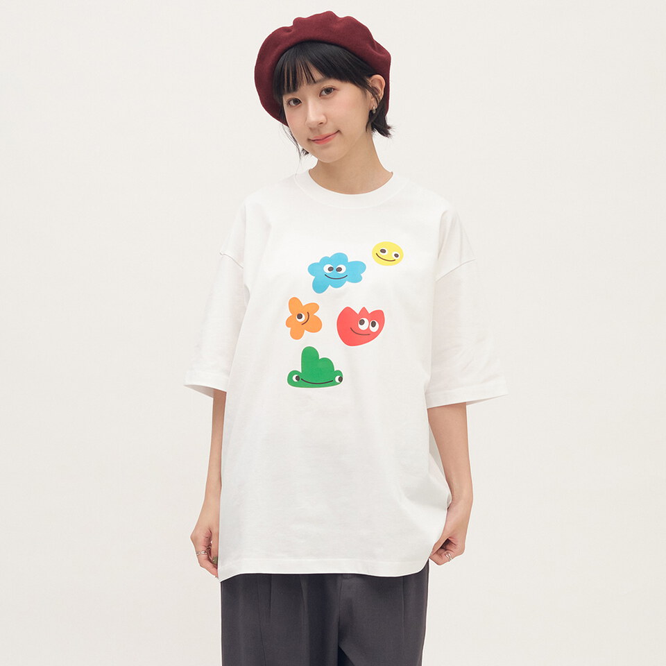 防曬涼感 心花朵朵開圖TEE2.0