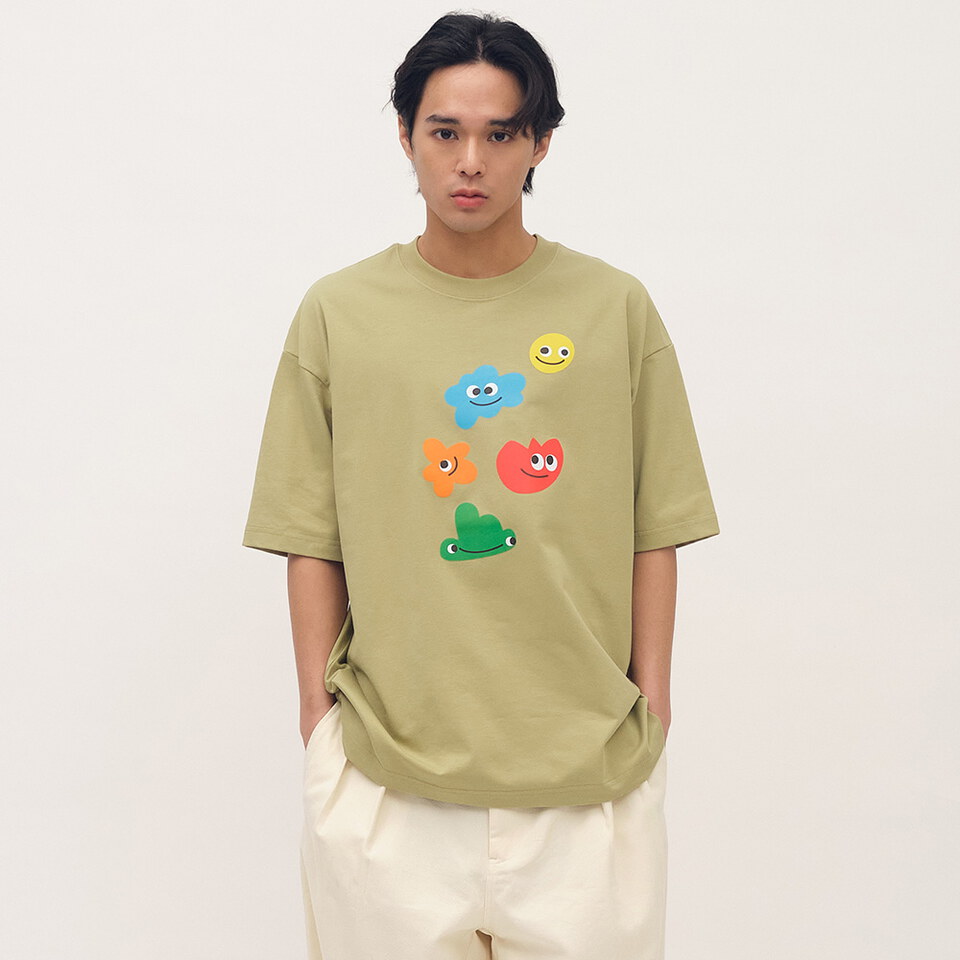 防曬涼感 心花朵朵開圖TEE2.0