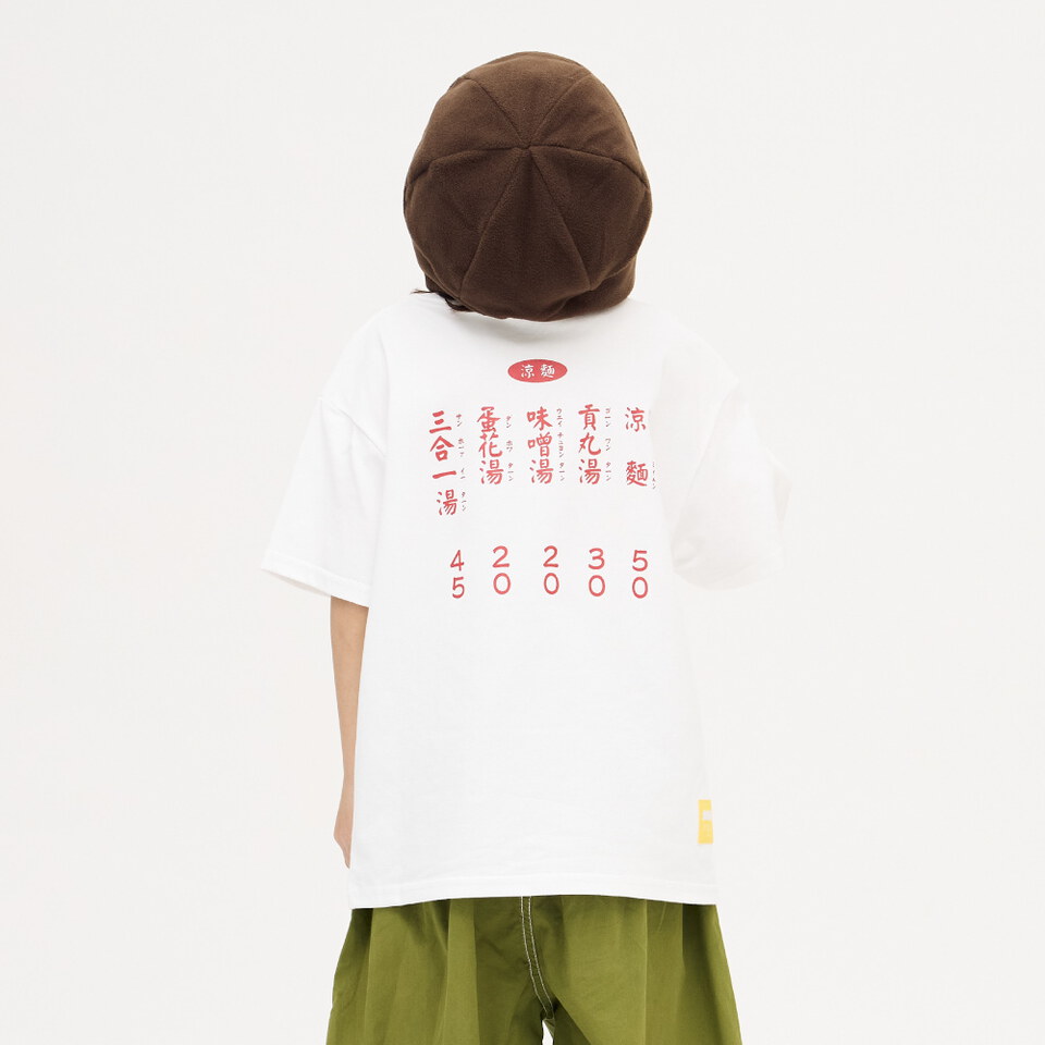 防曬涼感 大人夜食店菜單小童TEE2.0