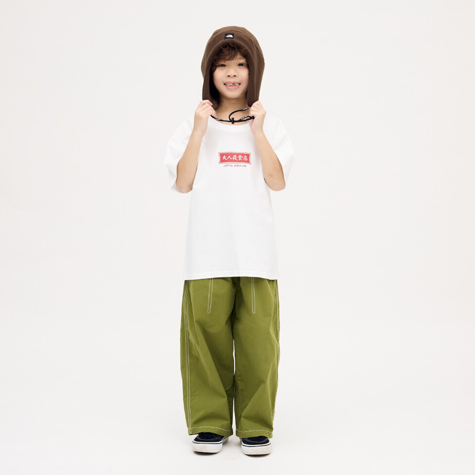 防曬涼感 大人夜食店菜單小童TEE2.0