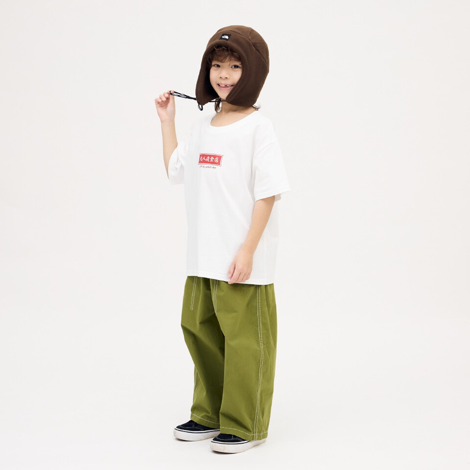 防曬涼感 大人夜食店菜單小童TEE2.0