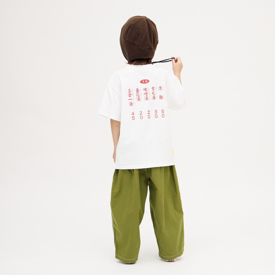 防曬涼感 大人夜食店菜單小童TEE2.0