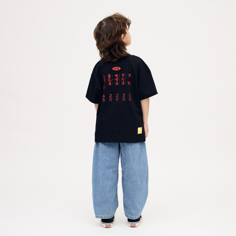 防曬涼感 大人夜食店菜單小童TEE2.0