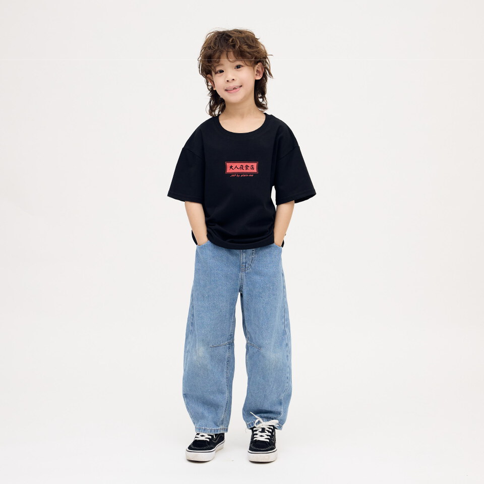 防曬涼感 大人夜食店菜單小童TEE2.0