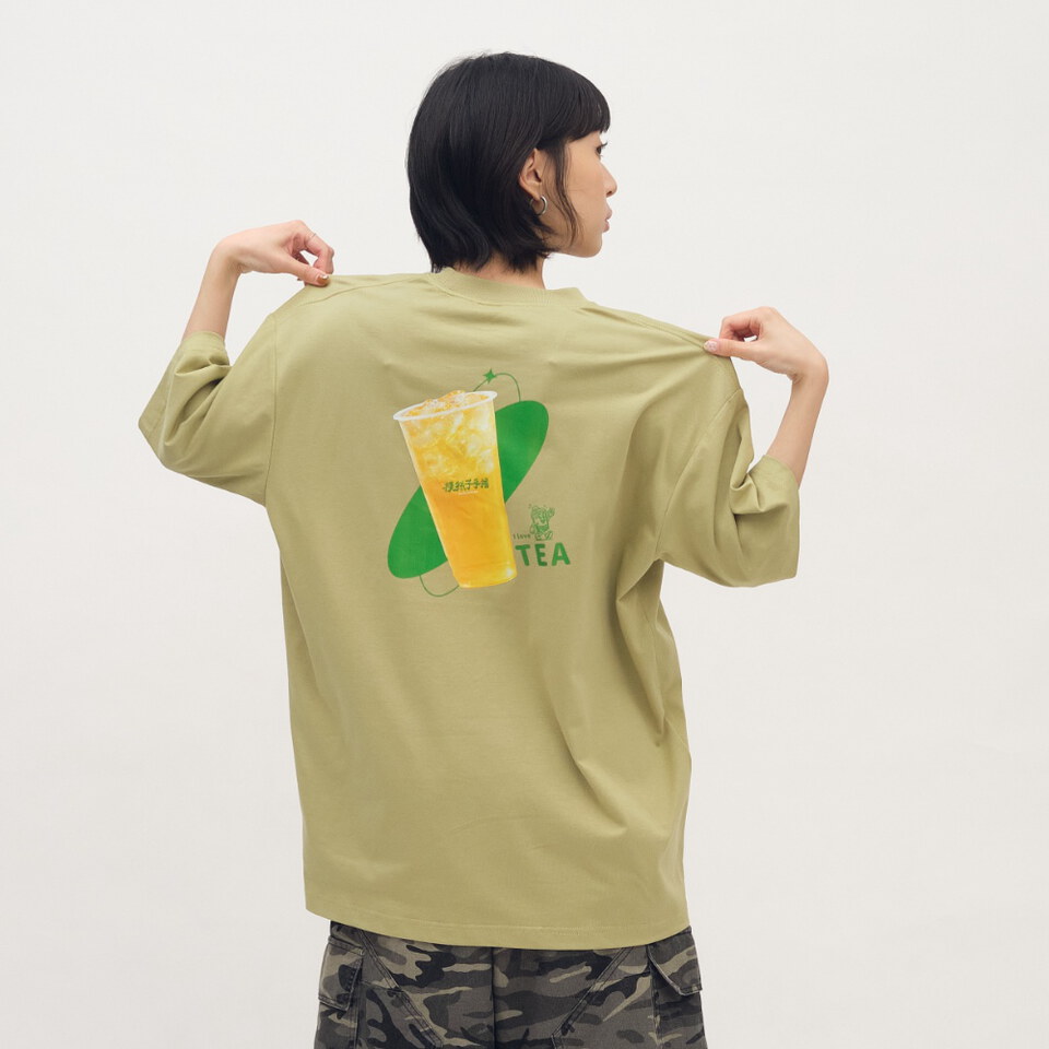 JNP01192-261 我愛無糖綠短TEE
