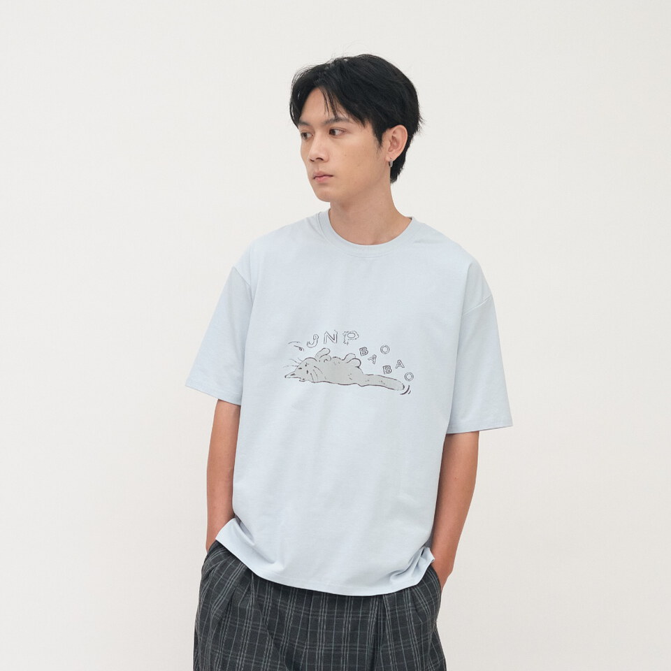 翻肚皮貓咪TEE