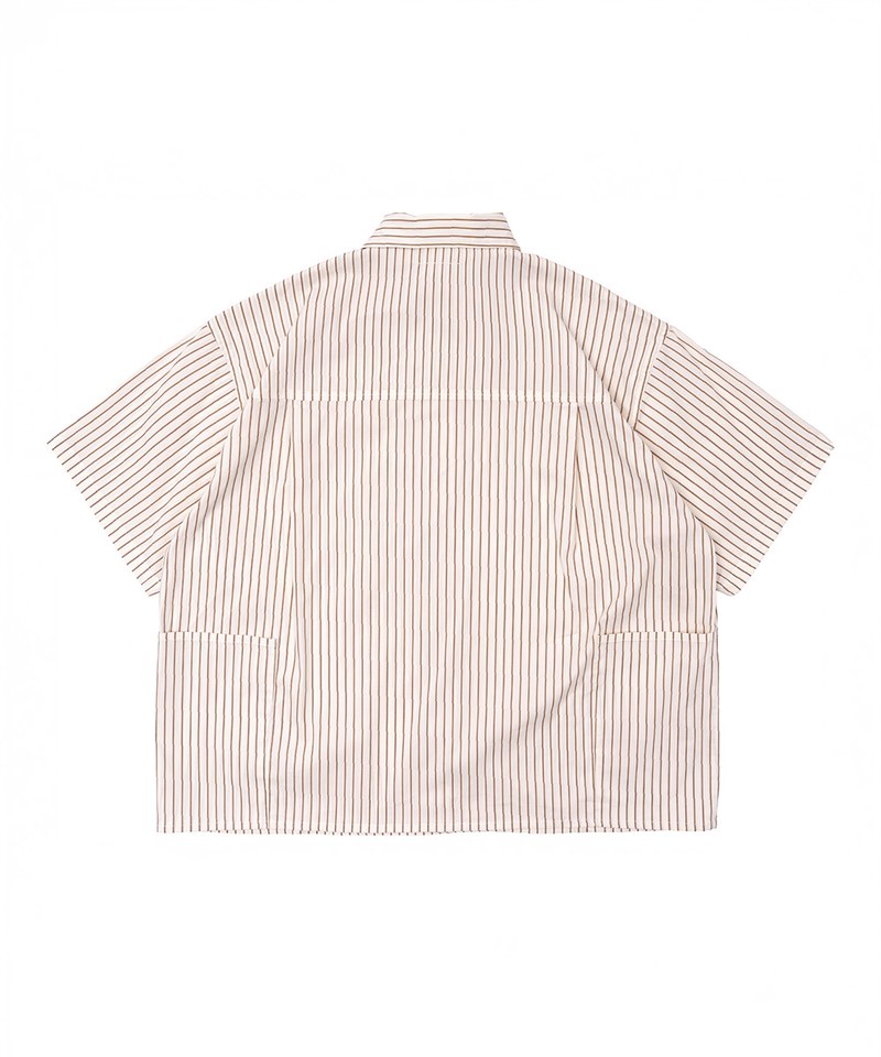 KFK 防潑水耐皺條紋襯衫 SS Side Pocket Shirt