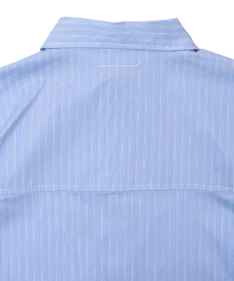 KFK 防潑水耐皺條紋襯衫 SS Side Pocket Shirt
