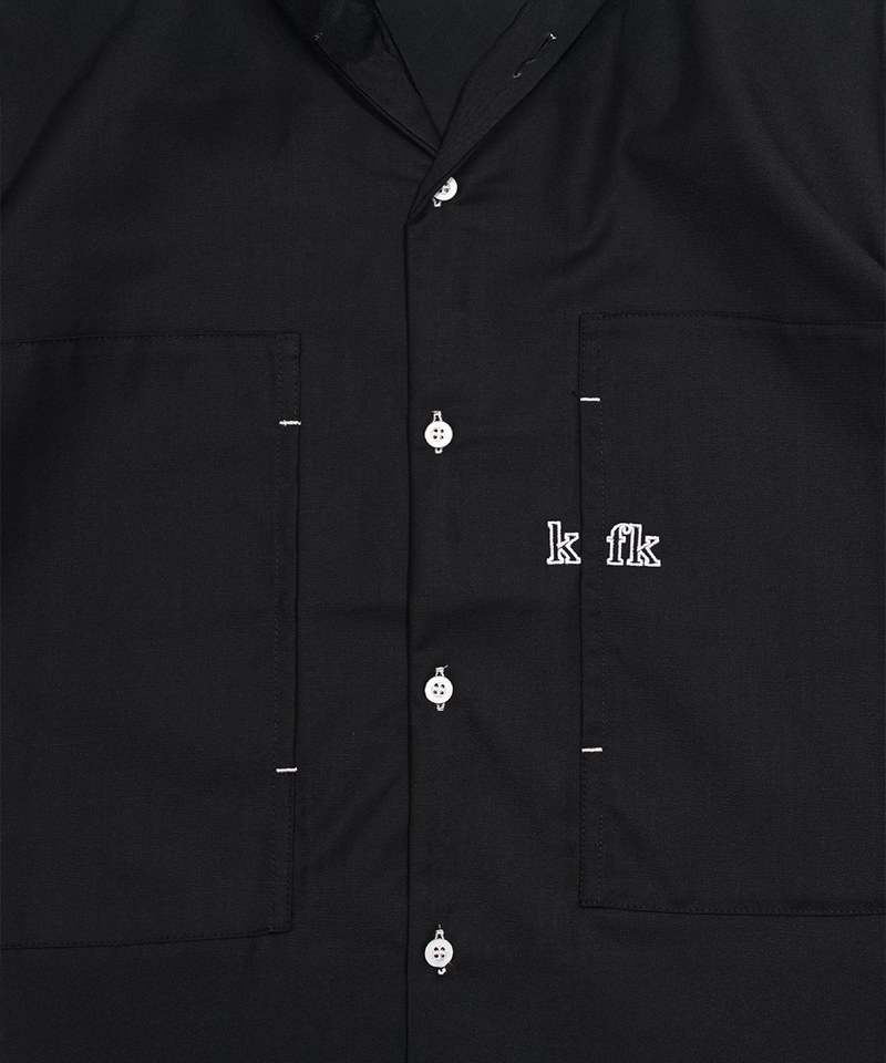 KFK 親膚混紡刺繡口袋襯衫 SS Pocket Shirt
