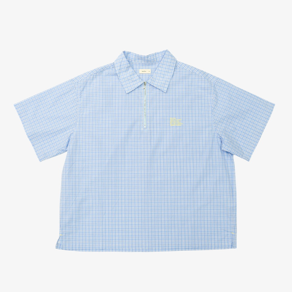 格紋polo衫