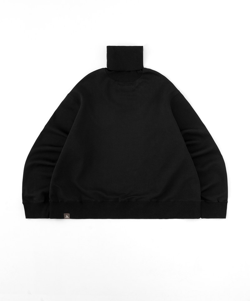 MELSIGN x mouggan 羅紋拼接高領TEE