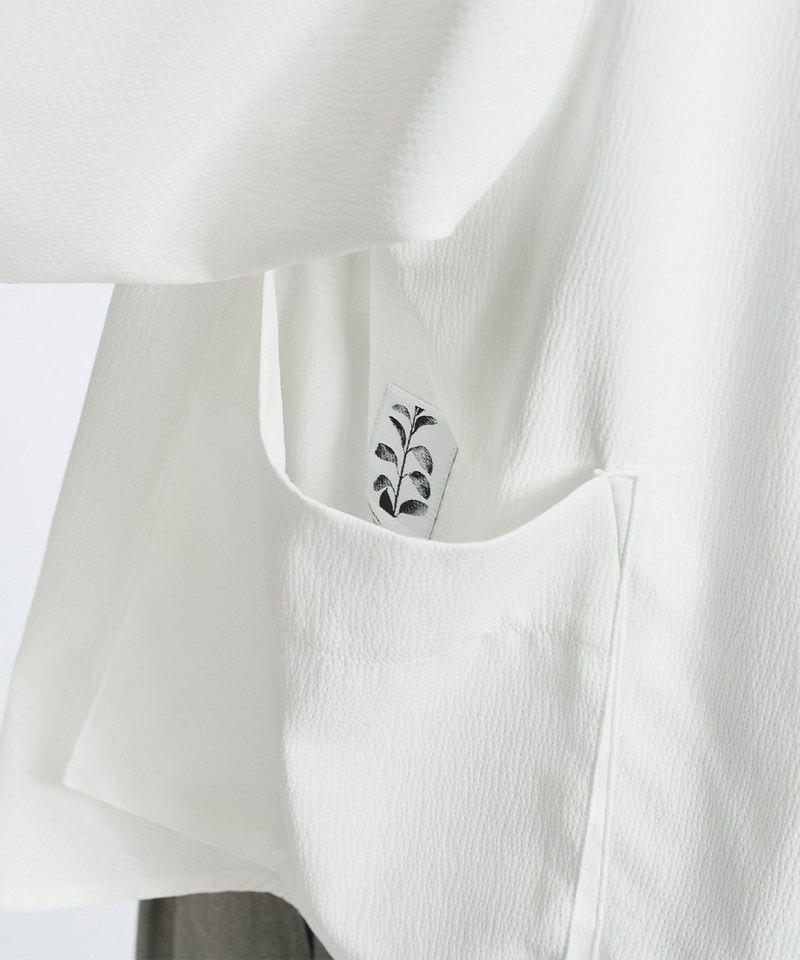 立體口袋襯衫 Relaxed fit Seersucker Shirt