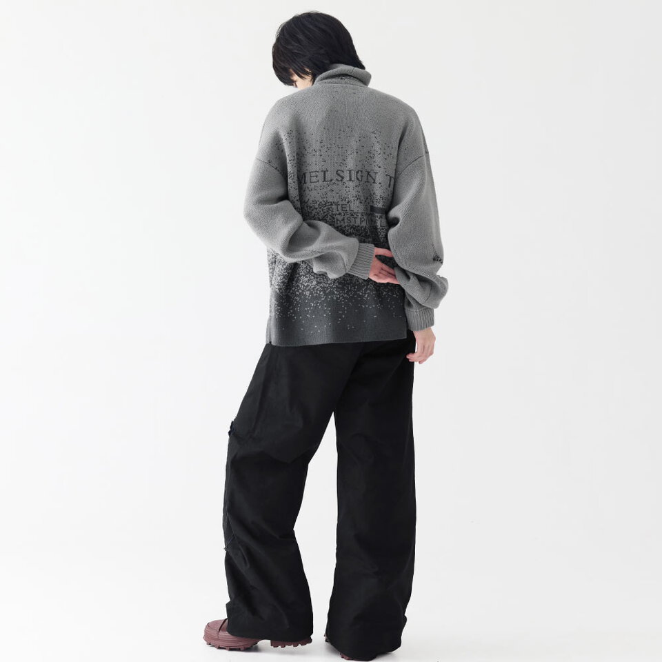 補丁弧形褲 Patch Curved Pants