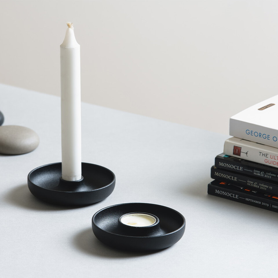 團 長燭台 Saucer Candle Stick Holder