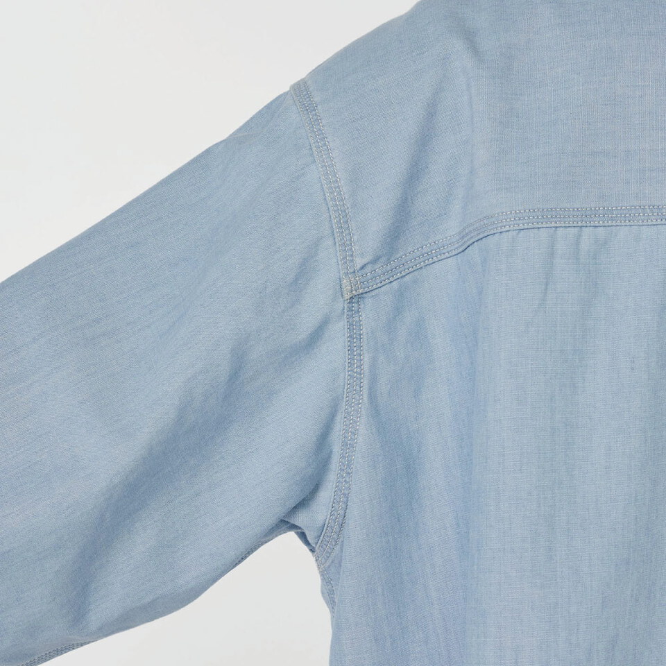 寬版襯衫 Regular Collar Chambray Shirt