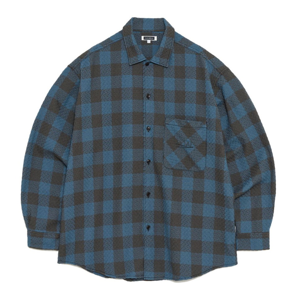 NMA0279-262 格紋襯衫 OOAL Block Check Jacquard Shirt