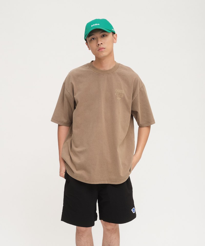 OOTD CLUB水洗感圖TEE