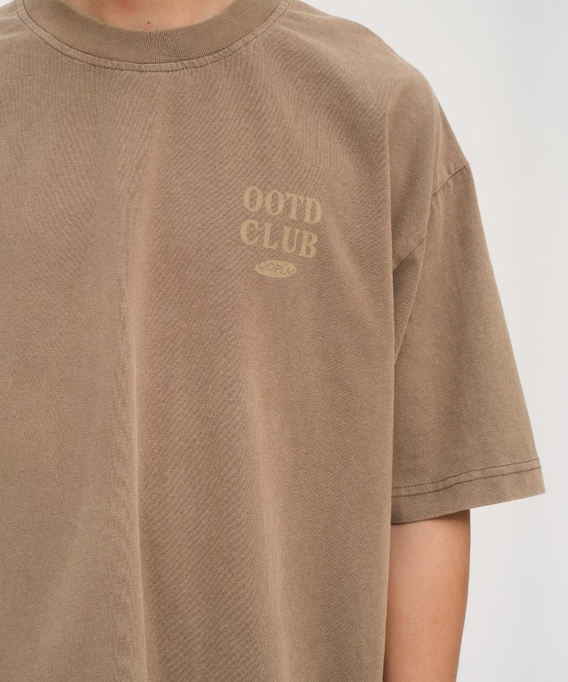 OOTD CLUB水洗感圖TEE