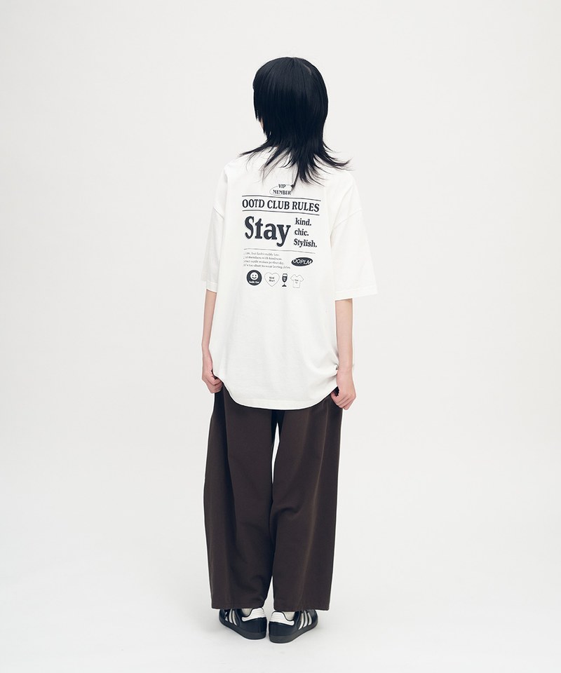 OOTD CLUB守則TEE