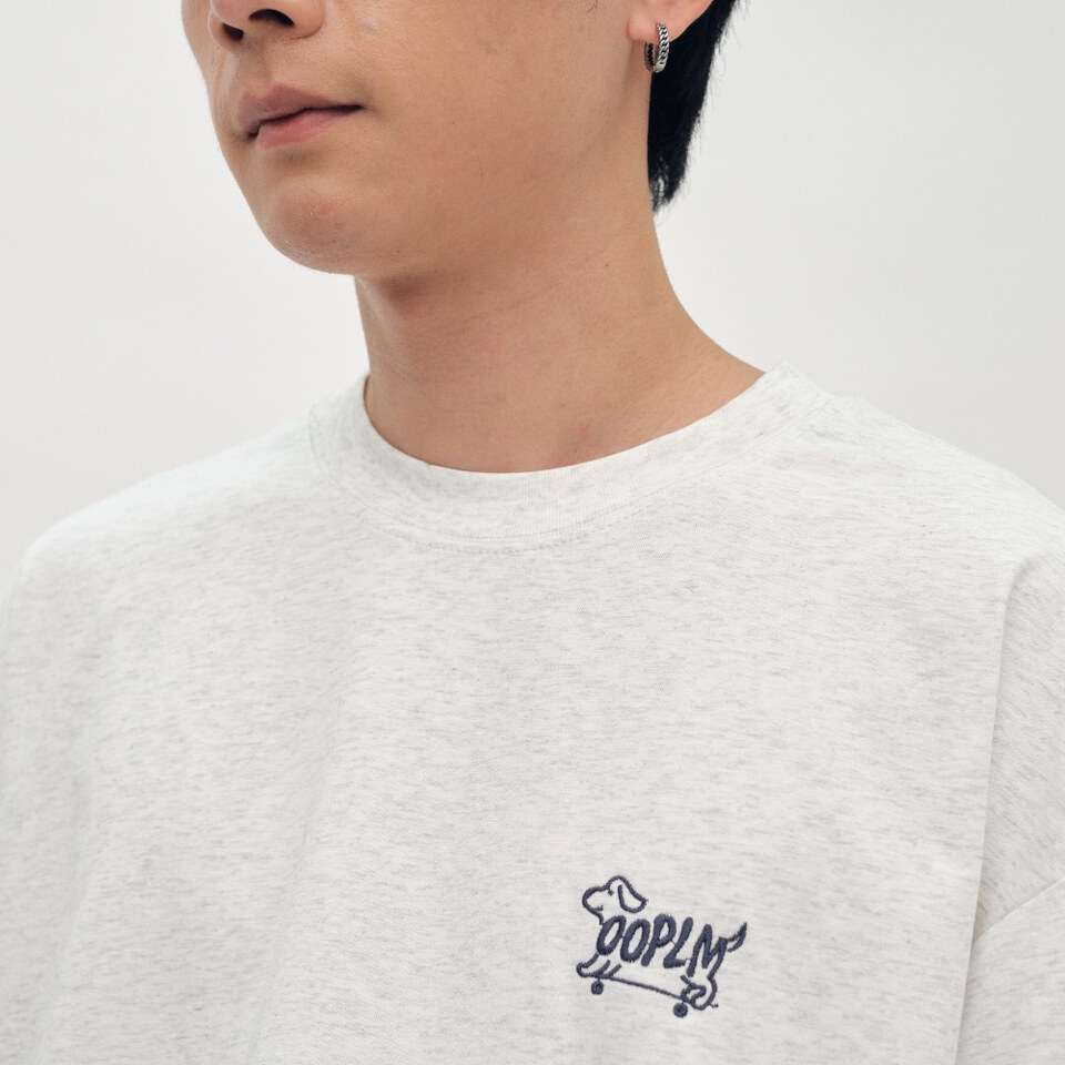 黃金獵犬滑板長袖TEE