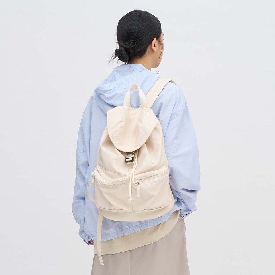 尼龍束口大口袋後背包