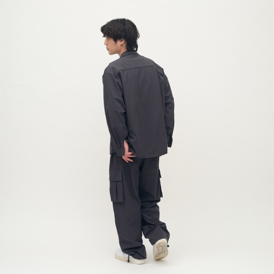 抗撕裂長袖口袋襯衫