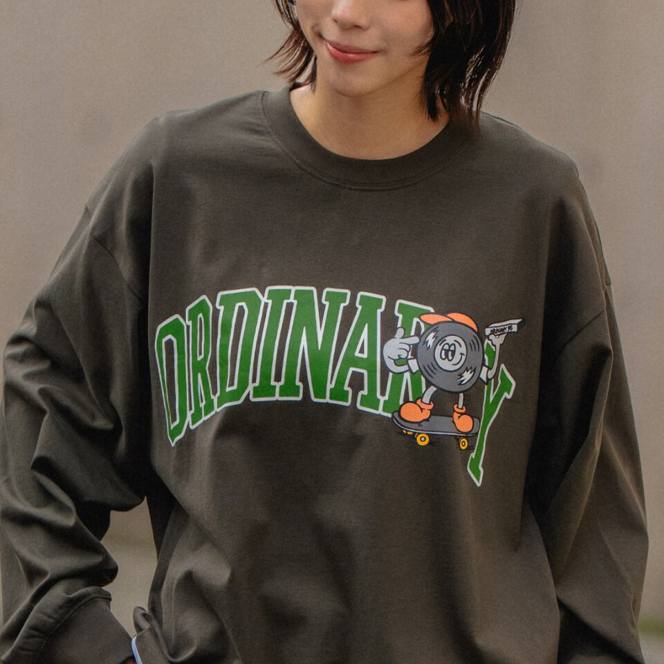 經典角色拱形LOGO長TEE