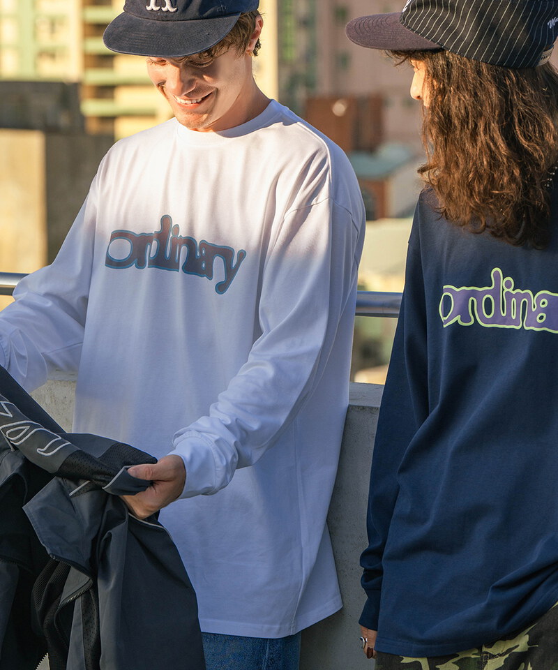 box logo長tee