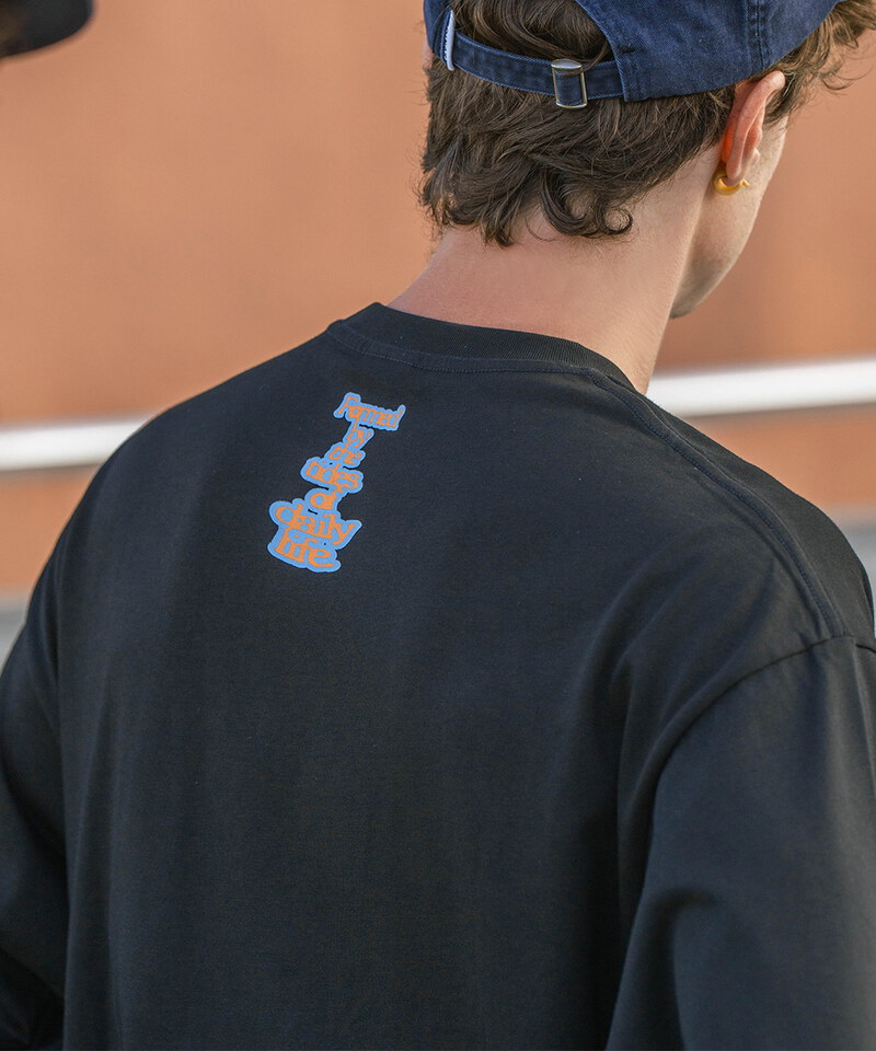 box logo長tee