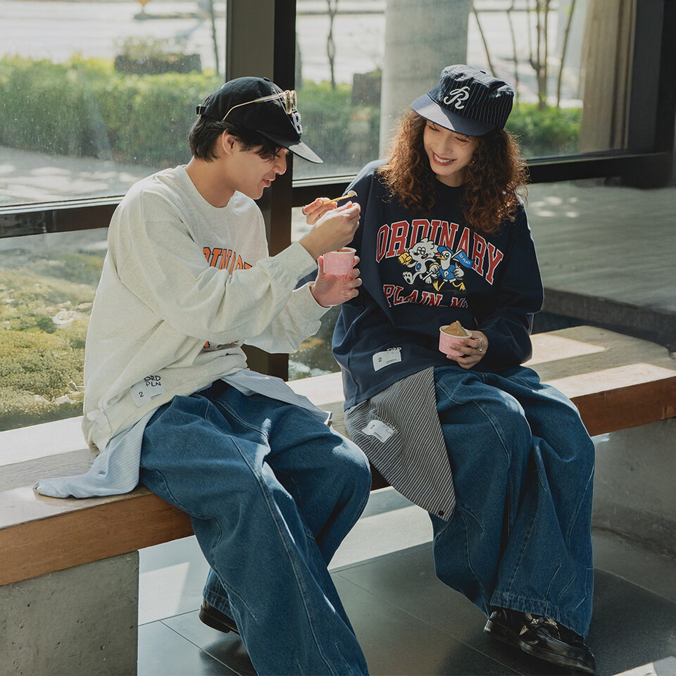 ORDINARY X PLAIN ME 運動俱樂部⻑tee