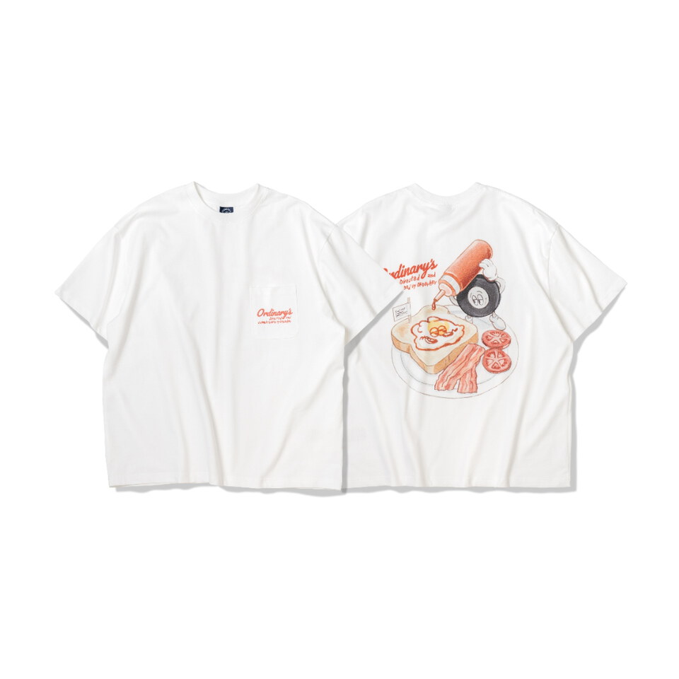 ORDINARY 卡通早餐TEE