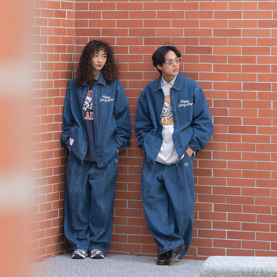 ORDINARY X PLAIN ME 單寧氣球褲