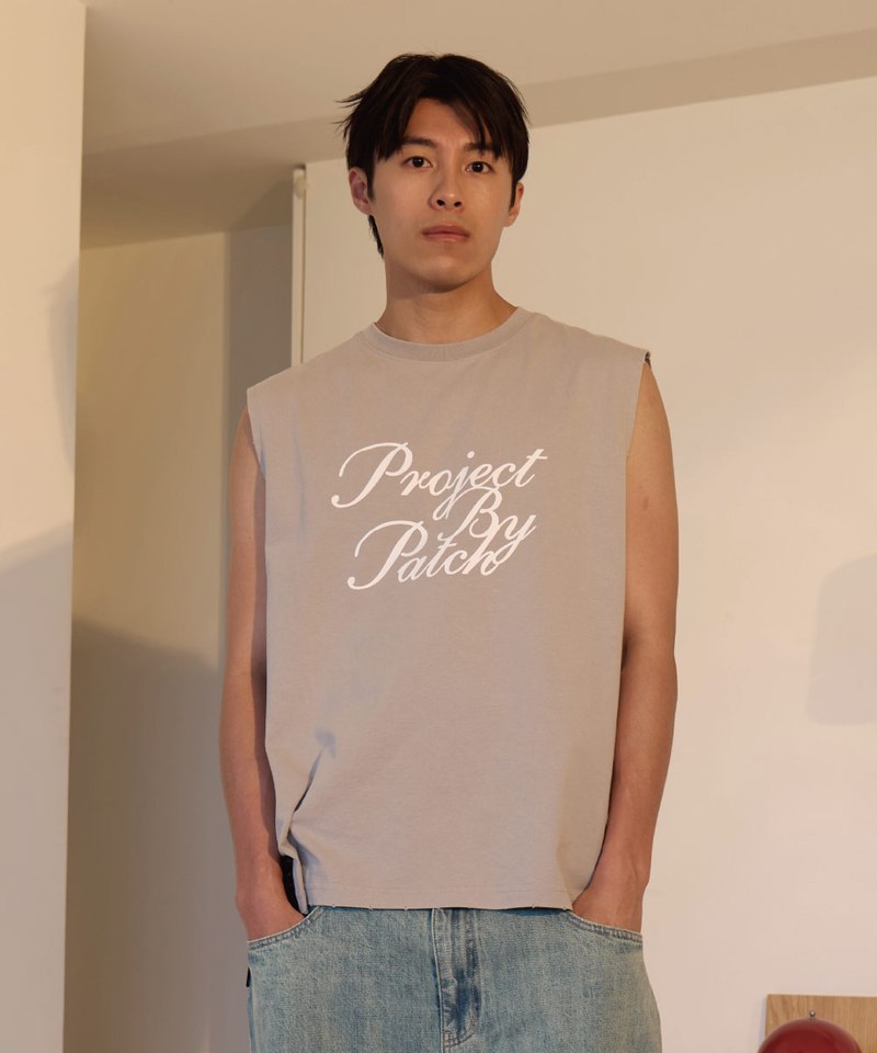 寬肩水洗背心 VINTAGE LOOSE-FIT TANK TOP