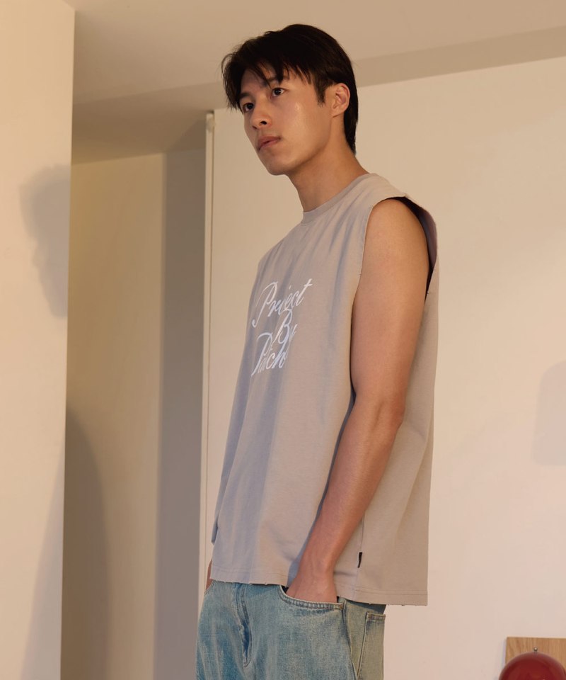 寬肩水洗背心 VINTAGE LOOSE-FIT TANK TOP