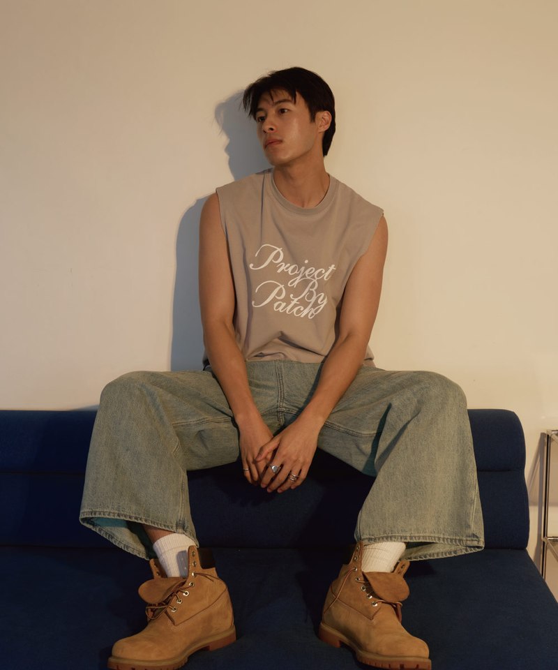寬肩水洗背心 VINTAGE LOOSE-FIT TANK TOP